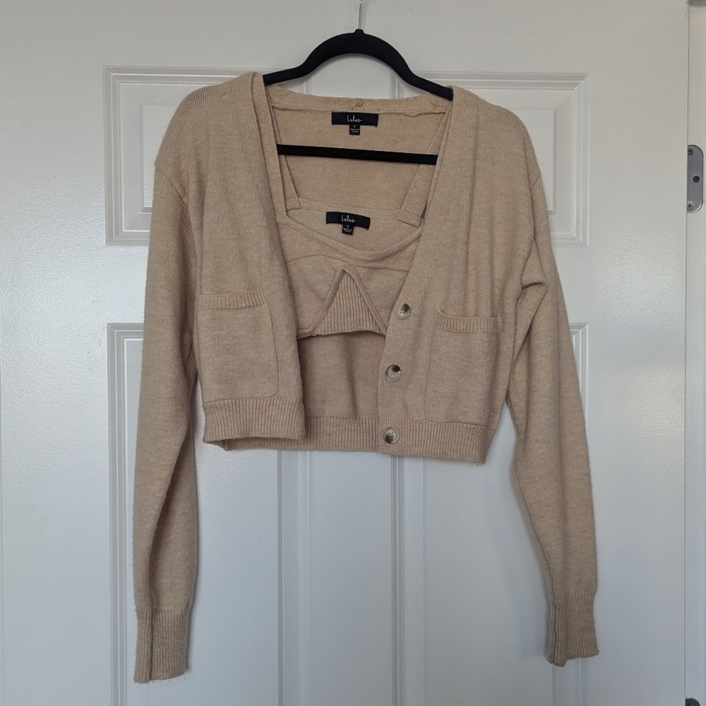 Lulu's Cream Sweater Set - Picture 11 of 14